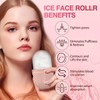 Juego de 3 Piezas Facial Enfriamiento Hielo Rodillo Facial Enfriamiento