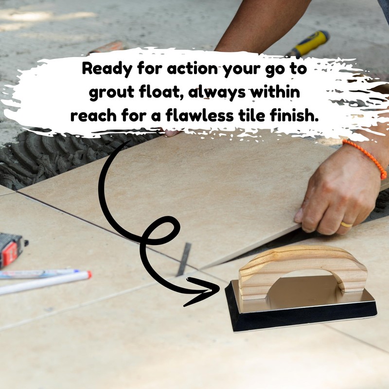 Grout Float 21.5cm x 10cm | Grouting Float With Beveled