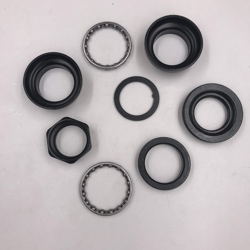 8pcs 1" Threaded Bicycle Headset Combo- Gas Motorized Bicycle (Black)