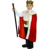 SEA HARE-Child Fantasy King Robe and Crown Set Costume (10-12