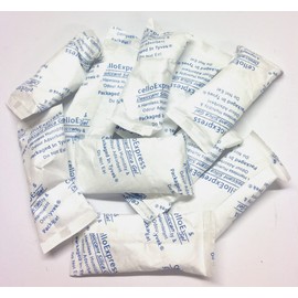 celloexpress 10g Silica Gel Pouches -Silica Gel in Tyvek Fabric Sachets 250g (10g, 25)