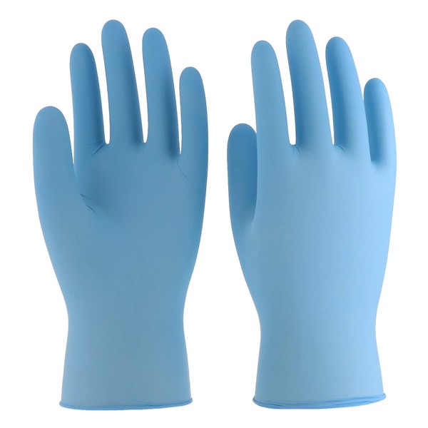 Model Robe, No. 992, Nitrile Ultra Thin, Disposable Gloves, Small, Blue, 100 Pieces, Powder Free, Food Sanitation Law Compliant, Disposable