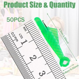 PXBSNB 50 PCS Fish Mouth Sewing Machine Needle Threader, Upgraded Needle Threaders for Sewing Machines, Quick Automatic Needle Threader, Easy Selfthread Needle Threading Tool for DIY Hand Sewing