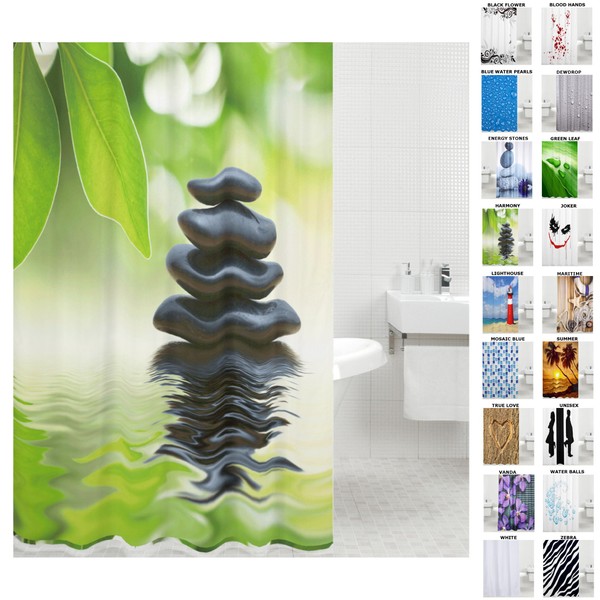 Sanilo Shower Curtain, Many Beautiful Shower Curtains to Choose from, High-Quality, 180 x 200 cm