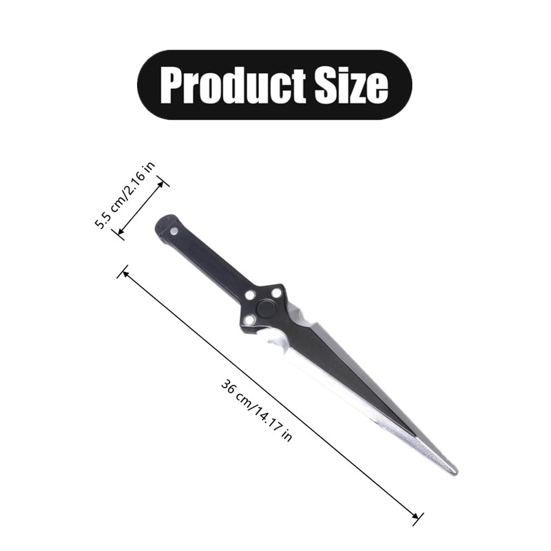 XMHBG 1 PCS 14" Foam Throwing Knife Dagger, Professional Foam