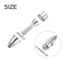 QUARKZMAN RC Airplane Propeller Spinner, 3.17mm Bore and 5mm Output Shaft Propeller Adapter Saver for Brushless Motors and Speed Controller, Pack of 3
