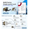 SUMBIN Grade 2 Commercial Heavy Duty Entry Door Lever Lockset,