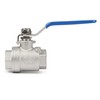 U.S. Solid 1/2 inch Ball Valve 304 Stainless Steel Female