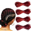4 Pieces 5M Dreadlock Braids Hair Accessories Braiding Hair Deco
