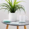 Harbour Housewares Glass Coasters - Square - 10cm - White
