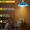 LEDSone Industrial Ceiling Pendant Light Shades, Retro Vintage Style Curvy