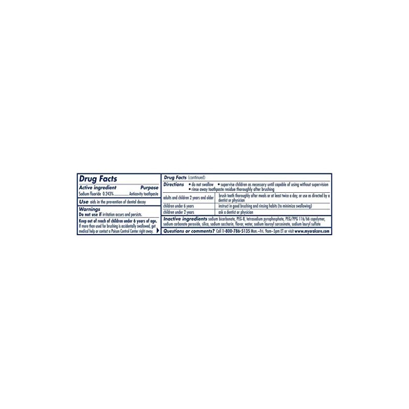 Pepsodent Complete Care Toothpaste Original Flavor 5.5 oz ( Pack