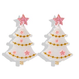 Christmas Earrings Cute Christmas Tree Earrings for Women Christmas Light Cat Earrings Stocking Stuffers for Women Christmas Gifts 2024