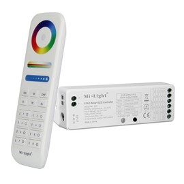 LIGHTEU®, Miboxer Milight 8 zone remote control and 5 in 1 smart LED strip controller