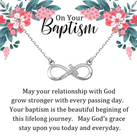 KUIYAI Baptism Gift Religious Gift On Your Baptism Gift Baptized In Christ Gift God Gift Godmother Gift Communion Gift (CA-BaptismCN)
