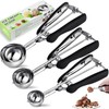 Vakoo Ice Cream Scoop, Cookie Scoops for Baking Set of