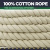 SGT KNOTS Twisted 100% Cotton Rope for DIY Projects, Crafts,