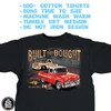 OLD GUYS RULE T-Shirts for Men, Chevy Built Not Bought