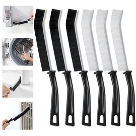 FTONOM5 Crevice Cleaning Brush UK 6Pcs 2024 Upgraded Magic Bathroom Tile Groove Gap Cleaning Brushes Multifunctional Hard Bristle Long Thin Slim Small Detail Grout Cleaning Brush Tool for Home Kitchen