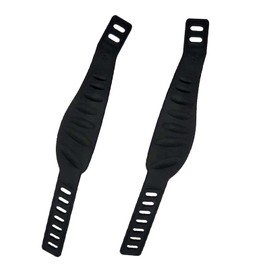 XLKJ 1 Pair of Bicycle Pedal Straps Foot Pedal Straps,Adjustable Exercise Bike Rubber Straps for Bikes Fits Most Bike Pedals