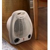 Vie Air Portable 2-Settings Fan Heater with Adjustable Thermostat, 1500W,