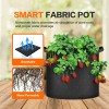 iPower 12-Pack 7 Gallon Grow Bags Heavy Duty Thickened Aeration