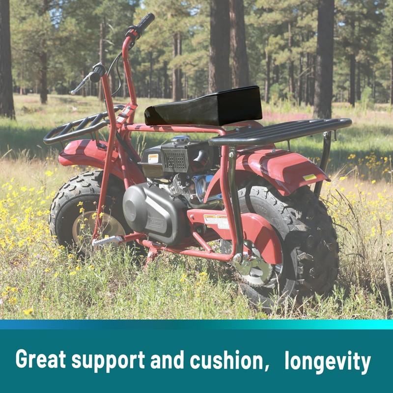 QYMOTO 19" Upgraded Coleman CT200U Seat,Red Stitching Pattern for CT200U-A