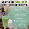 SMELLEZE Reusable Office Odor Removal Deodorizer: Eliminate Smell in 150