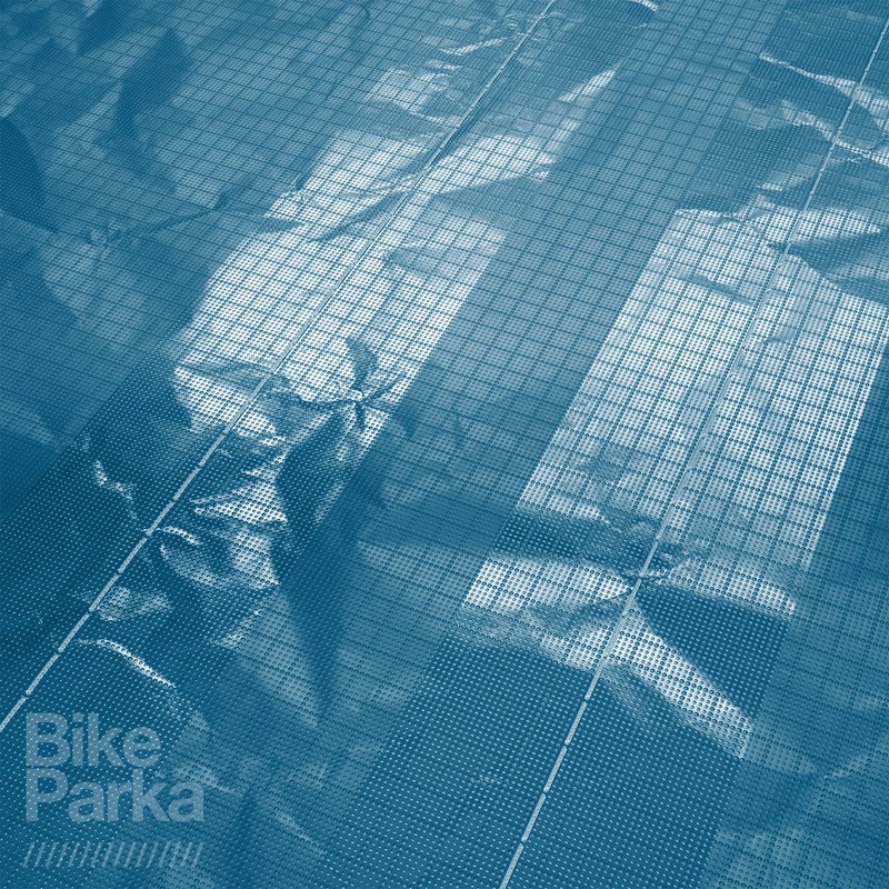 BikeParka XL Waterproof Bicycle Cover - CIEL Blue