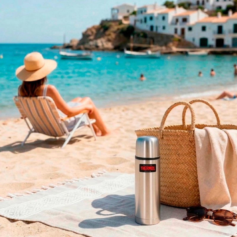 Thermos Light and Compact 4019.205.050 Vacuum Flask, 0.5 Litres, Matte