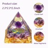 MAIBAOTA 2.4" Amethyst Orgonite Healing Crystals Orgone Energy Tower Gifts
