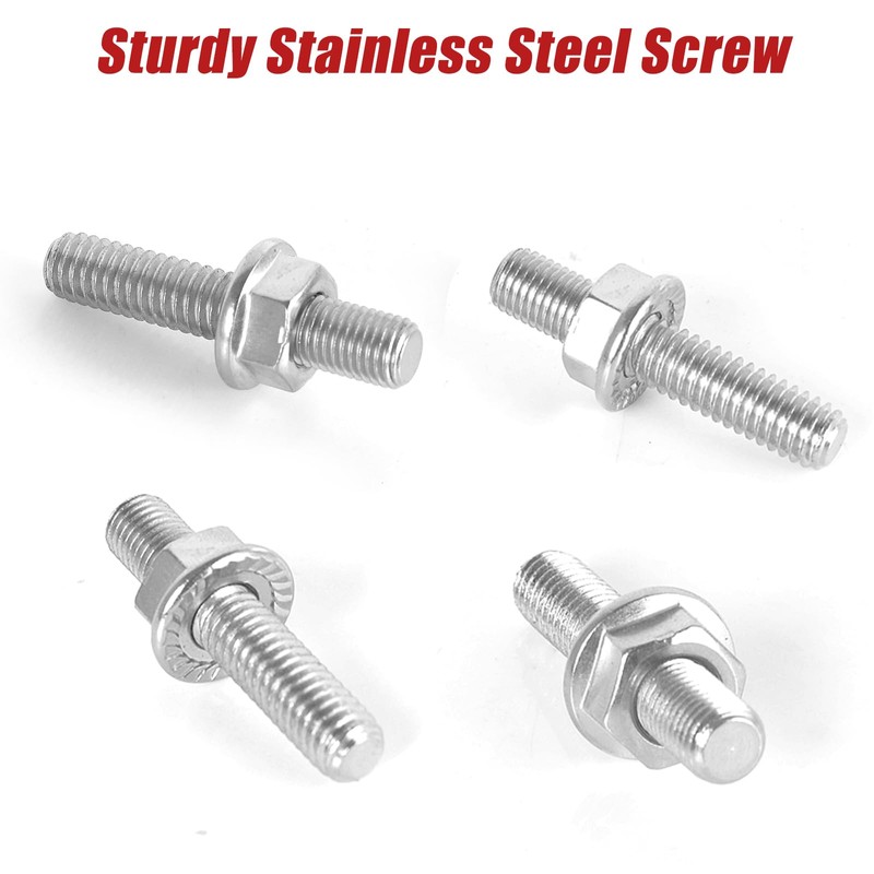 Stainless Steel Exhaust Bolt Kit for 1984-2018 Harley Big Twin