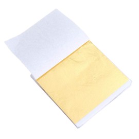 SEWACC Shiny Foil Craft Decoration 50pcs Nail Foil 8x8.5cm Leaf Sheets for Art Projects
