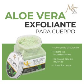 Exfoliante De Aloe Vera Para El Cuerpo 355ml. Mc Life