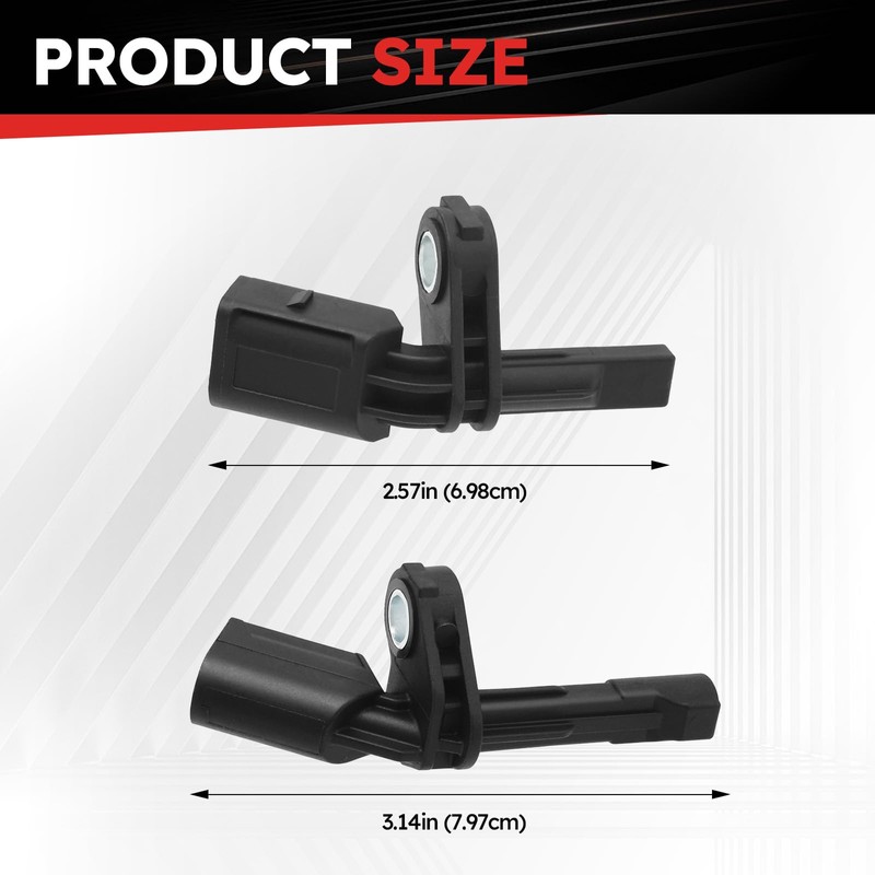 Fit4drive 4pcs ABS Wheel Speed Sensor for VW Golf Jetta