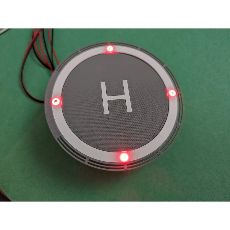 N 1:160 scale heli pad helicopter landing pad w 4x