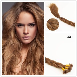 REMY Real Hair Bonding Extensions 25 x 1 g 50cm