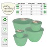 Just Pudding Basins Green Space Saving Set of Plastic Steam