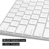 COOSKIN Ultra Thin TPU Keyboard Cover Protector Skin for Magic