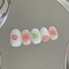 [Handmade Nail Tips] Lucky Turtle Nail Tips - Almond /