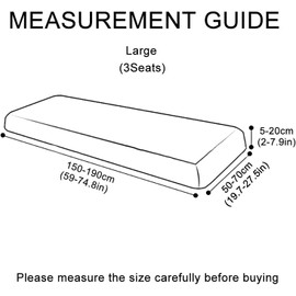 Sofa Seat Cushion Cover - Elastic Seat Cushion Cover - Elastic House Cover Non-Slip Fabric Checked Sofa Cover