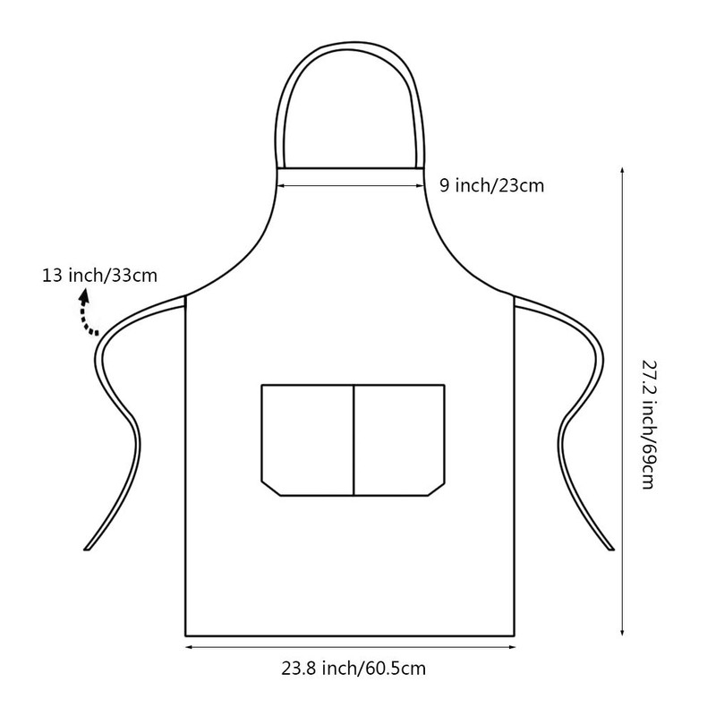 Fengek 8 Pcs Bib Apron for Unisex Colorful Kitchen Apron
