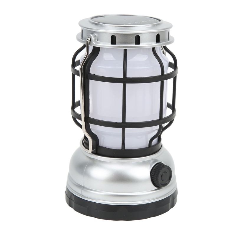 LED Camping Lantern USB Rechargeable Solar Powered Camping Light for