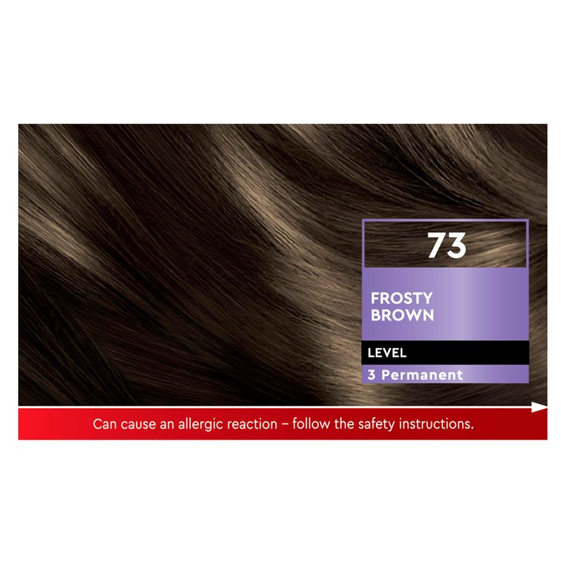 Schwarzkopf Brilliance Cool Browns Permanent Hair Colour, 73 Frosty Brown