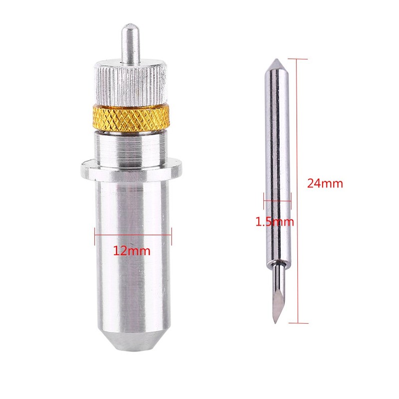 Akozon Tungsten Steel Plotter Cutter Blade 30, 45, 60 Degrees