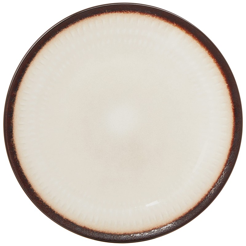 Gourmet Basics by Mikasa Anastasia Cream 16-Piece Dinnerware Set, Service