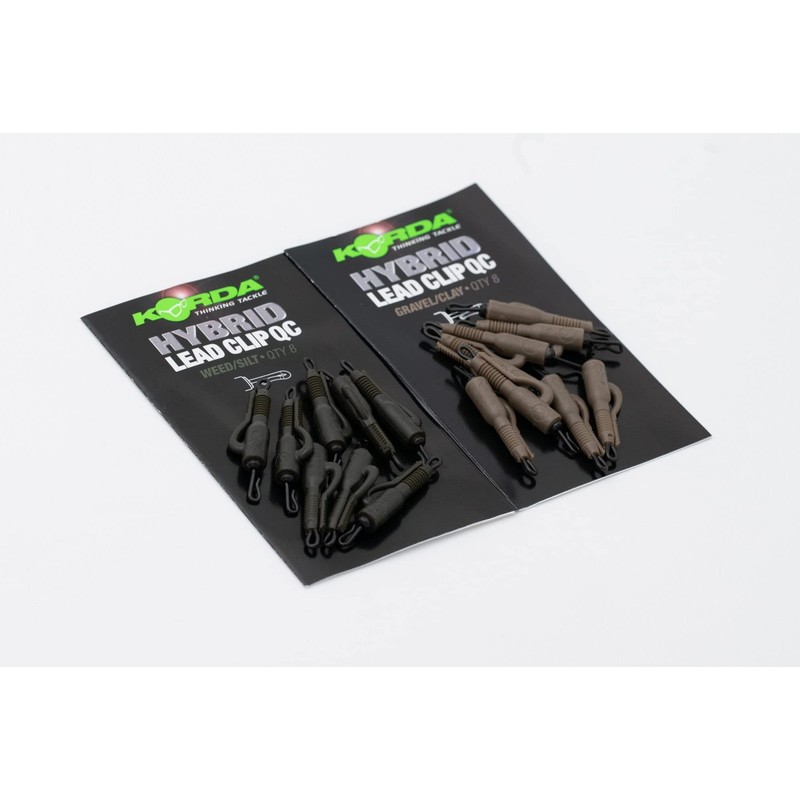 Korda Hybrid Lead Clip QC For Fishing: Gravel / Clay