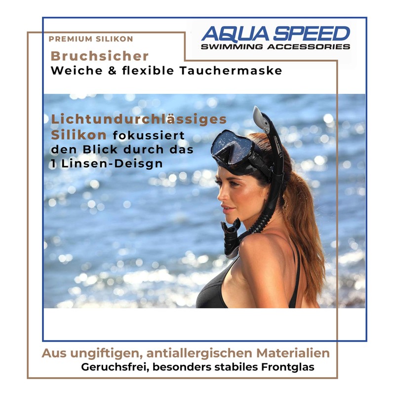 Aqua Speed Amati Diving Goggles | Snorkel Mask | Diving