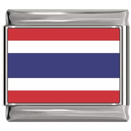 Thailand Flag Italian Charm