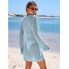 ANRABESS Women Beach Crochet Cover Ups Summer Knit Swimwear Mesh